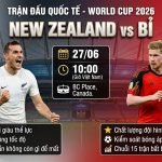 Ảnh bìa nhận định trận đấu New Zealand vs Bỉ lúc 10h00 ngày 27/06 tại bảng G World Cup 2026 - Gavang TV.