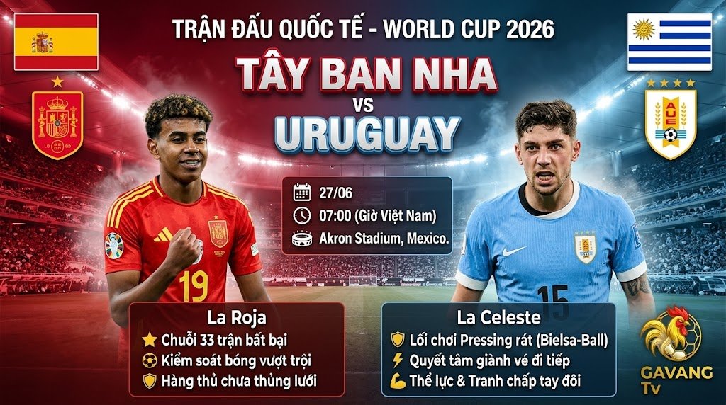 Nhận định Tây Ban Nha vs Uruguay 7h00 ngày 27/6: Khóa chặt Bielsa-Ball